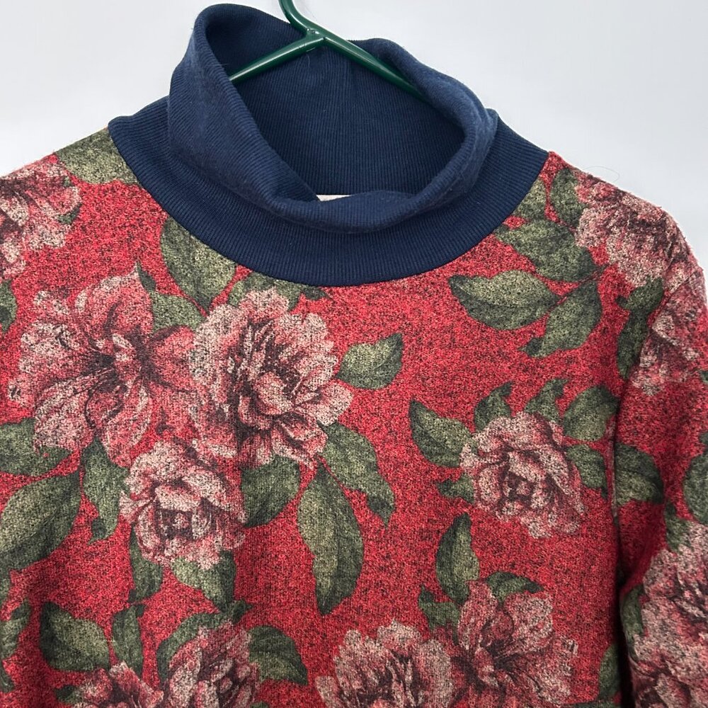 Warm cozy turtleneck dress tunic from Korea